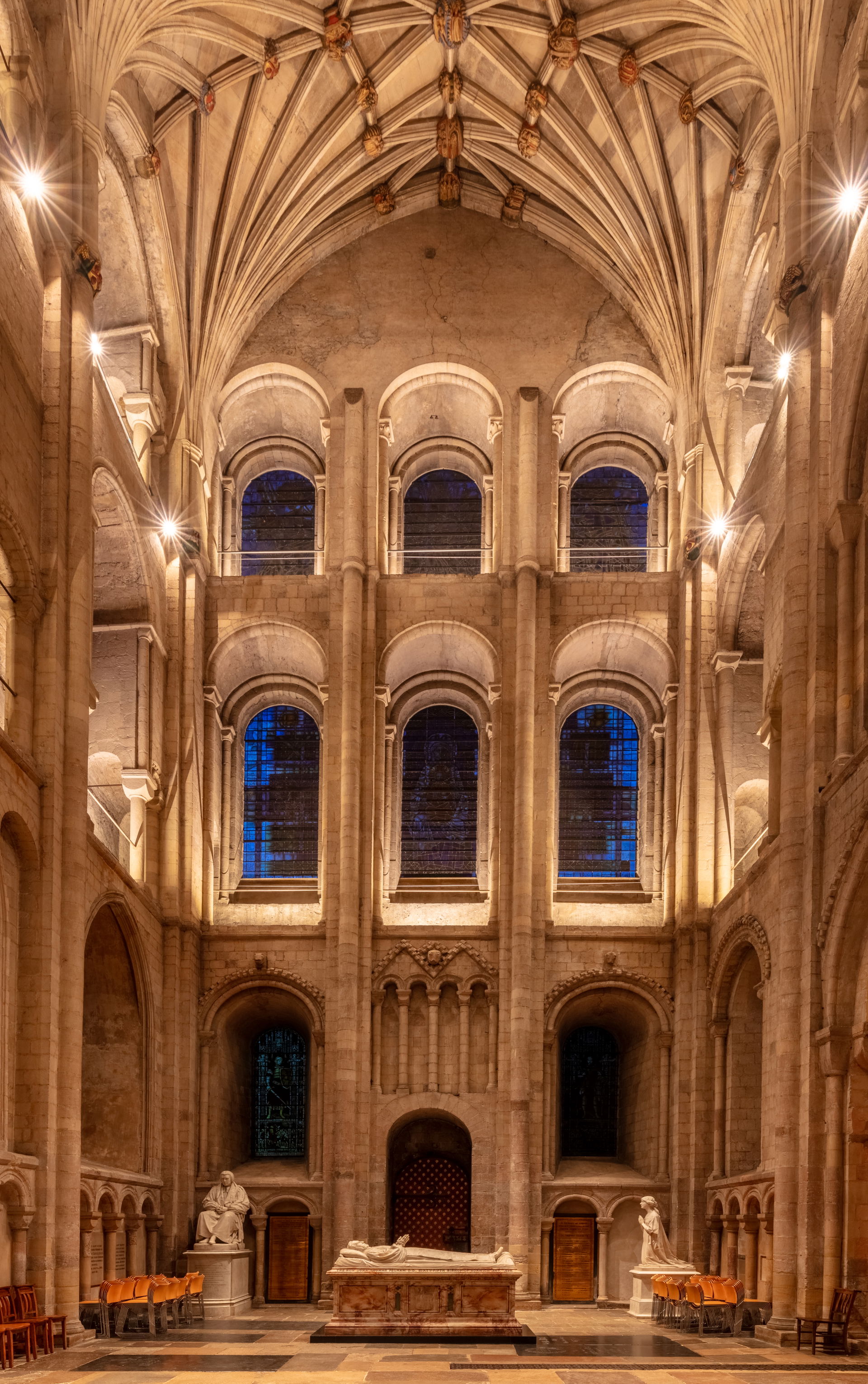 Cathedral, Norwich, England. The Anglican cathedral is dedicate…