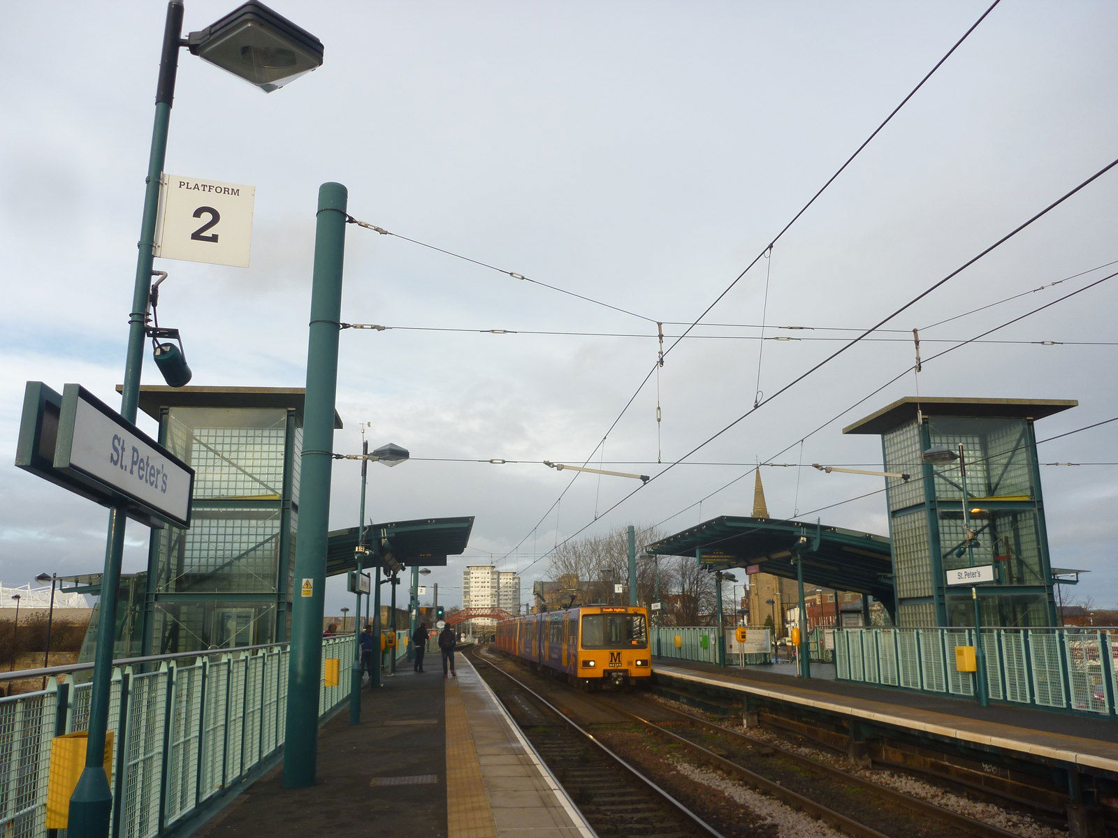 Sunderland Townscape : St Peter's Metro Station, Sunderland