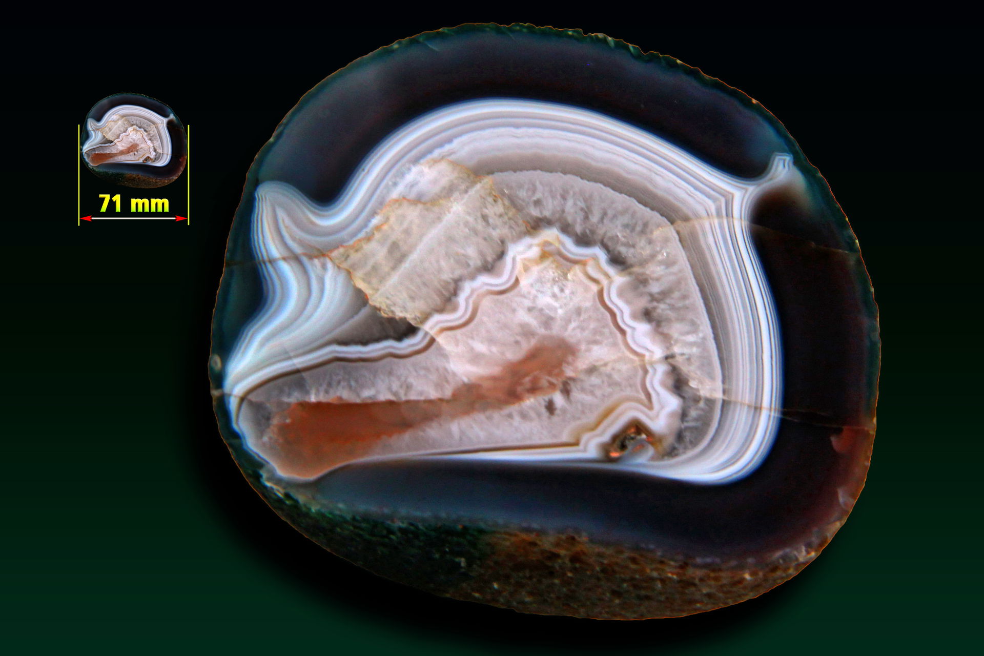 Agat - Bobonong, Botswana, Afryka.