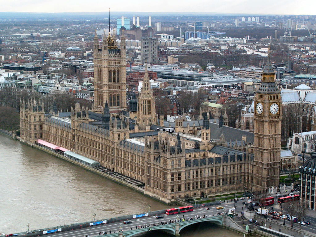 Westminster Palace in London, The Great Westminster Clock; The …