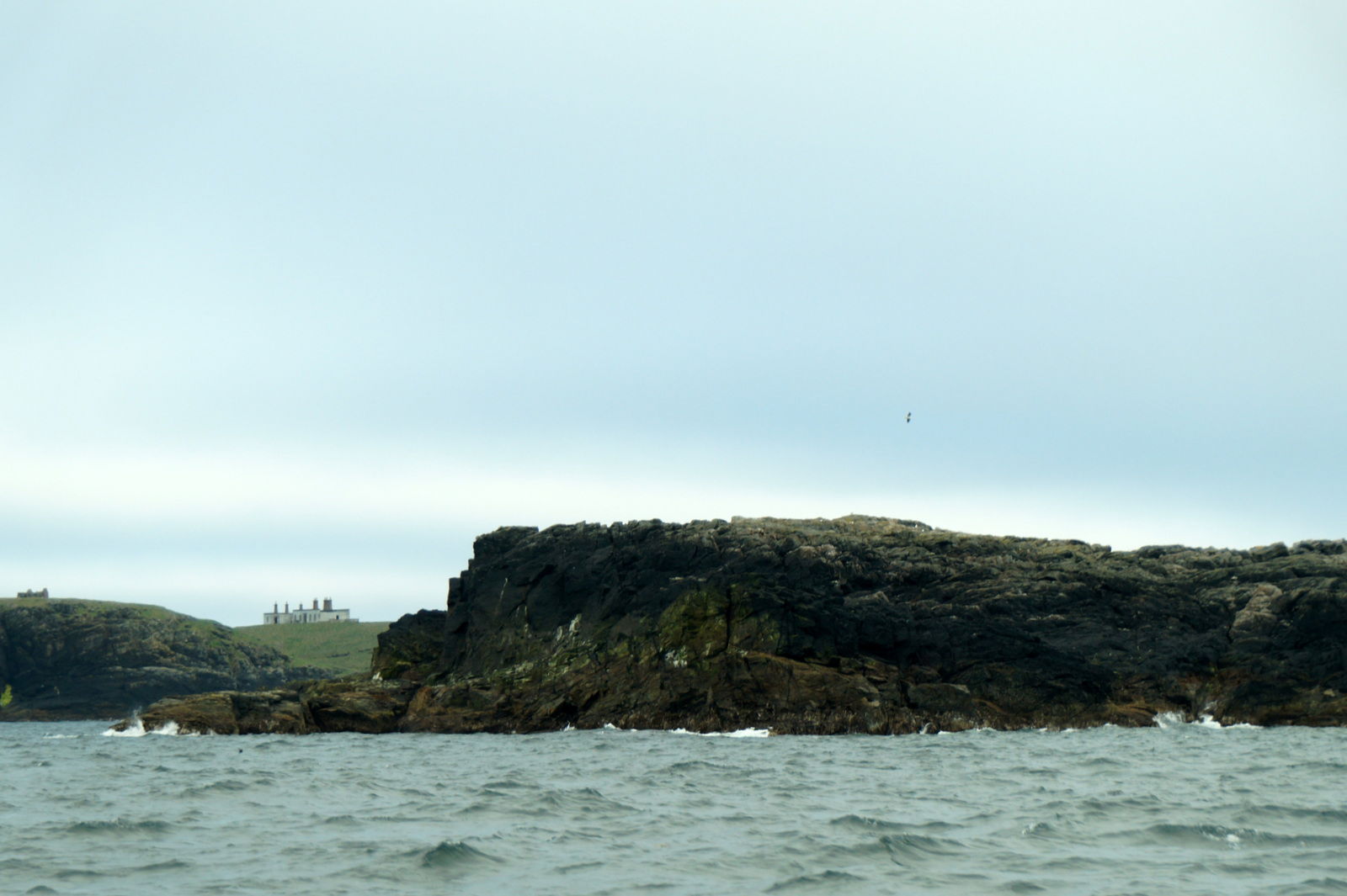 Approaching Out Skerries from the north