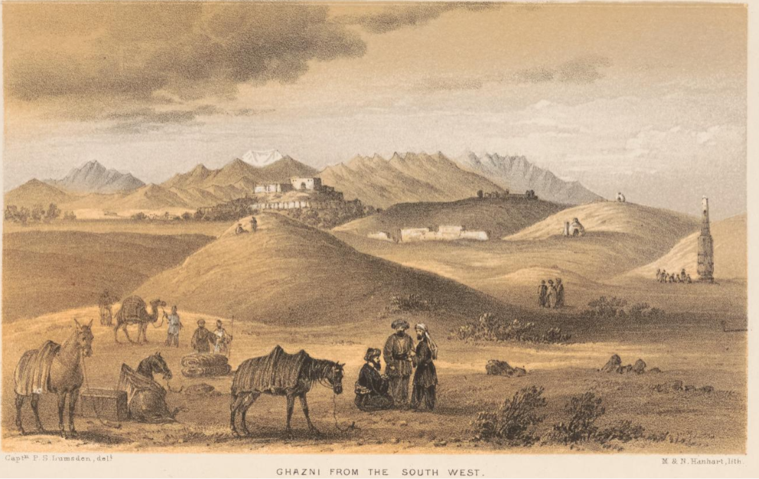 Ghazni from the Southwest view 1862