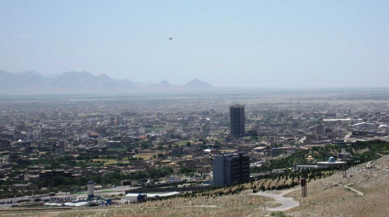 View of Herat from a hill.