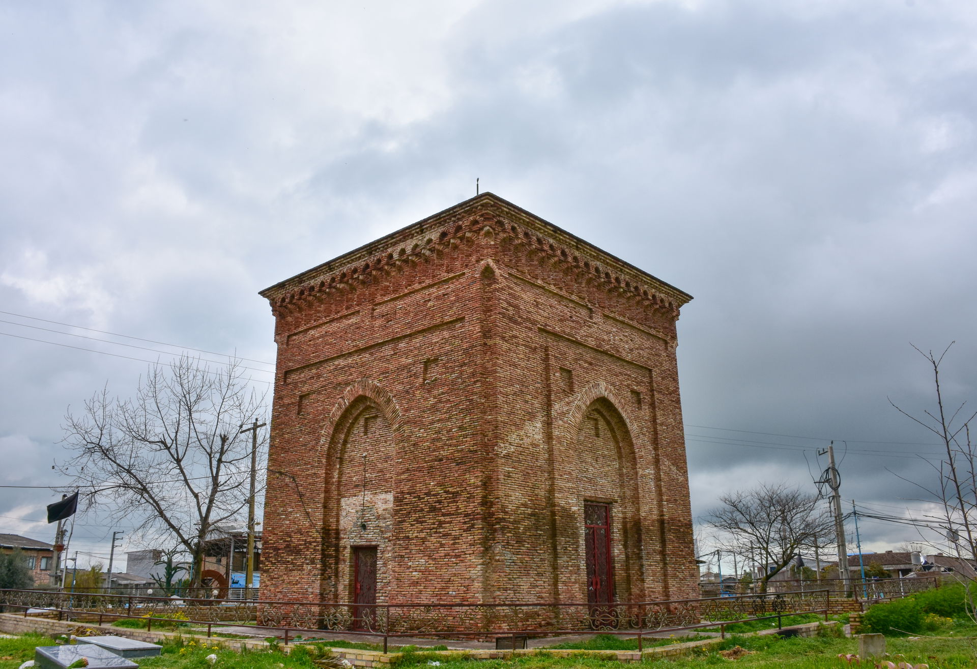 This is a photo of a monument in Iran identified by the ID