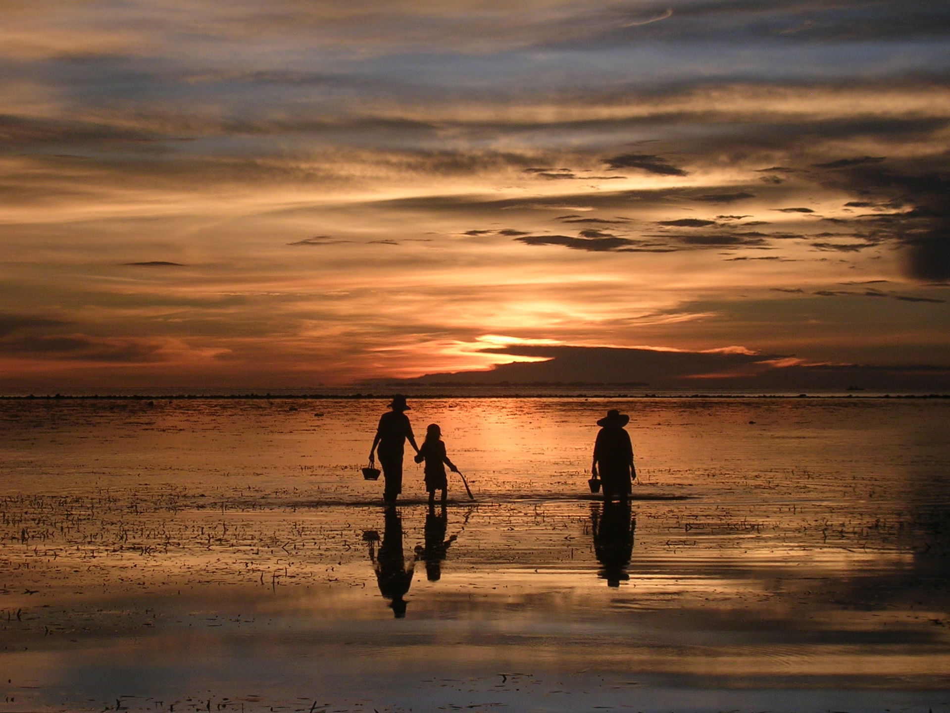 Sunset at Agta Beach Resort, Biliran, the Philippines