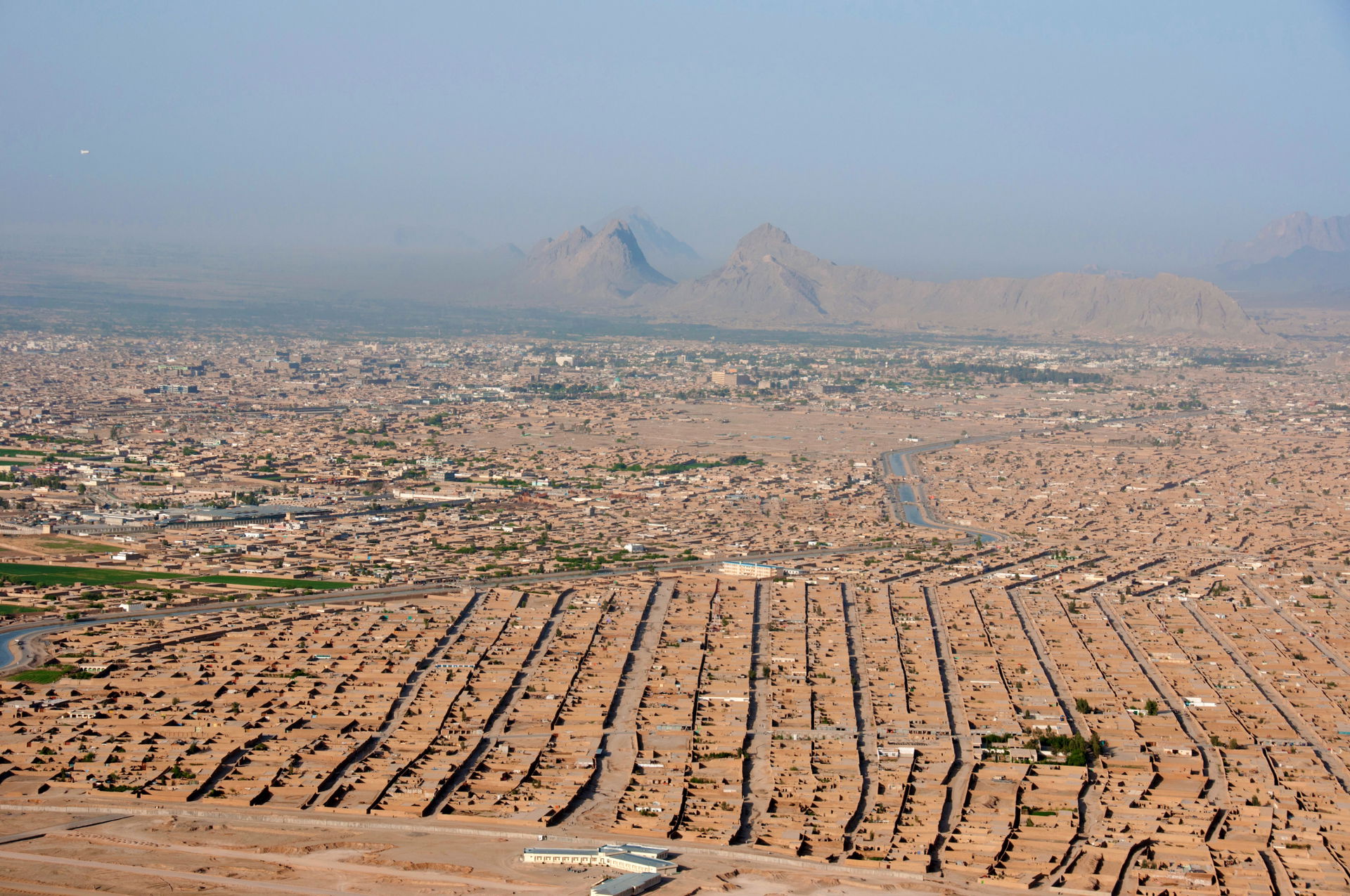 Traveling by helicopter enables us to see the beauty of Kandaha…