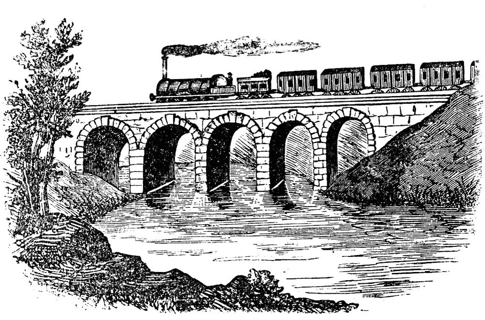 Stonebridge over Säveån at Lerum.