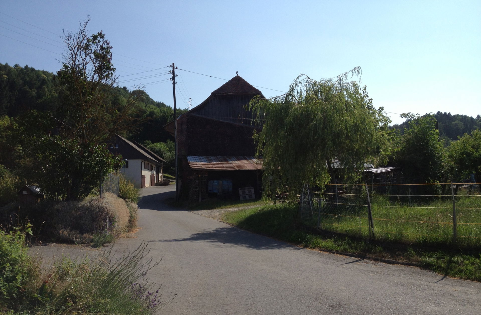 Châtillon dans le canton de Fribourg en Suisse.