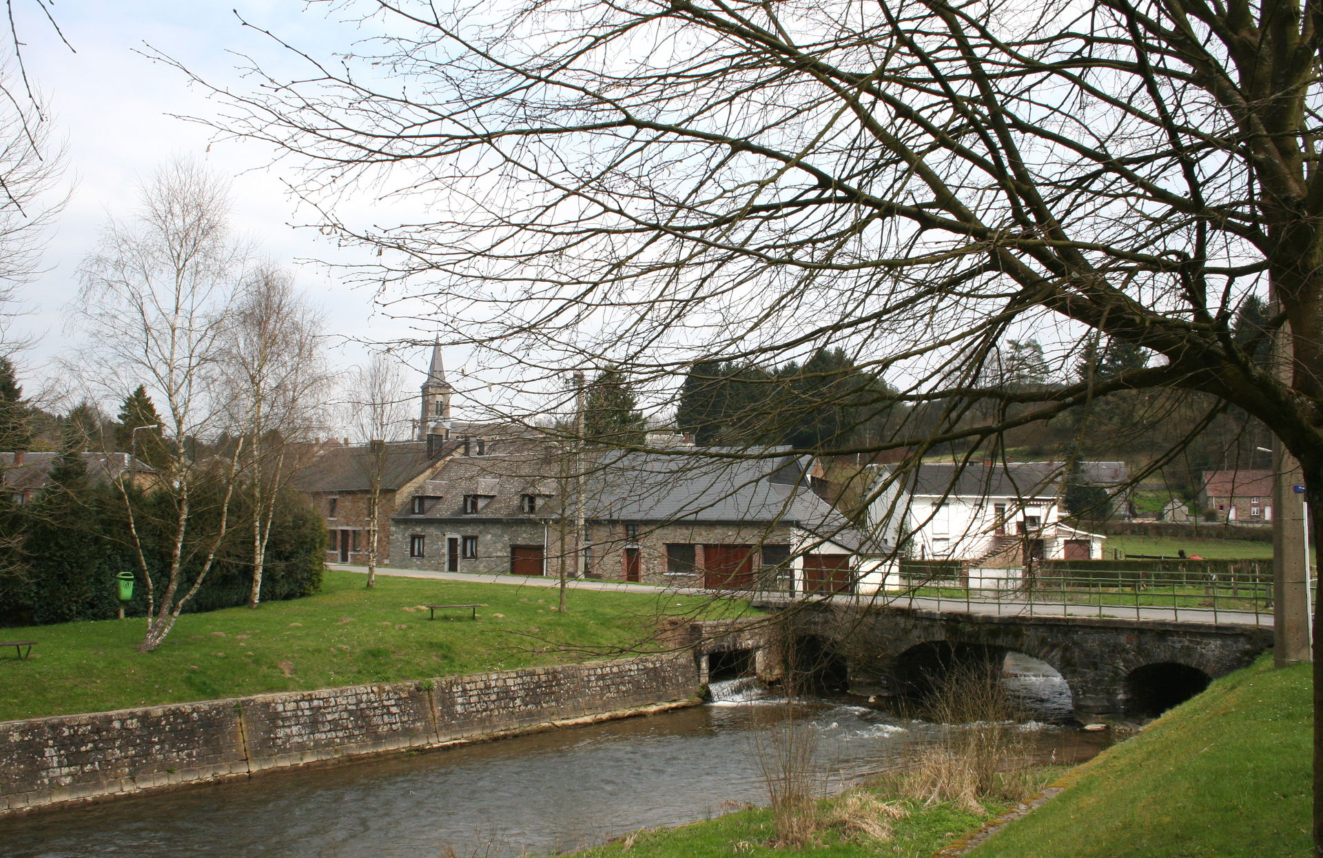 Vencimont (Belgium), the Houille river.