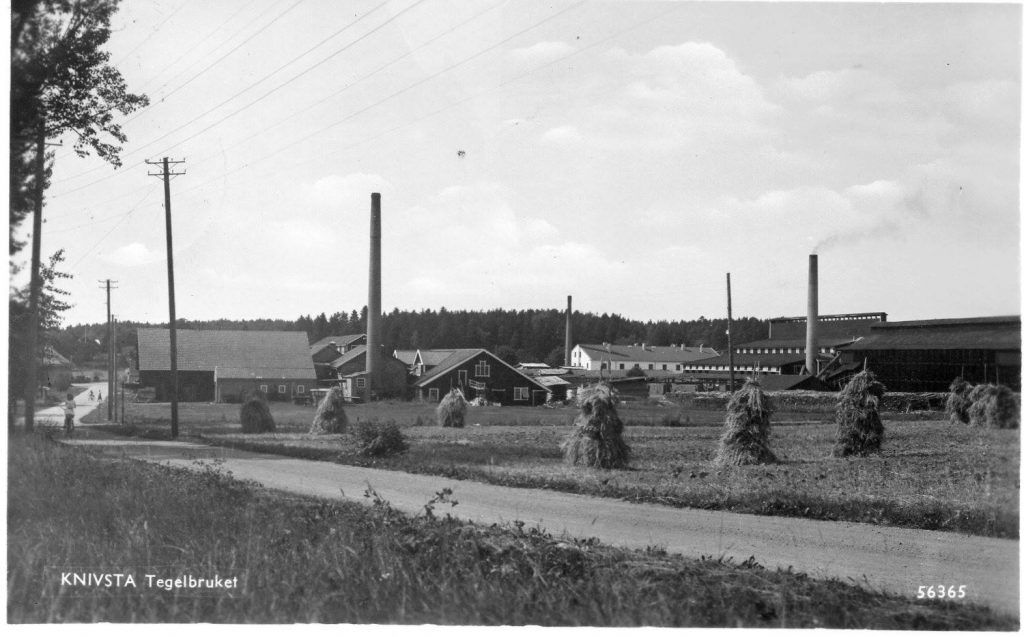 Knivsta, Tegelbruket. Tegelbruk och sågverk i Knivsta, Knivsta …