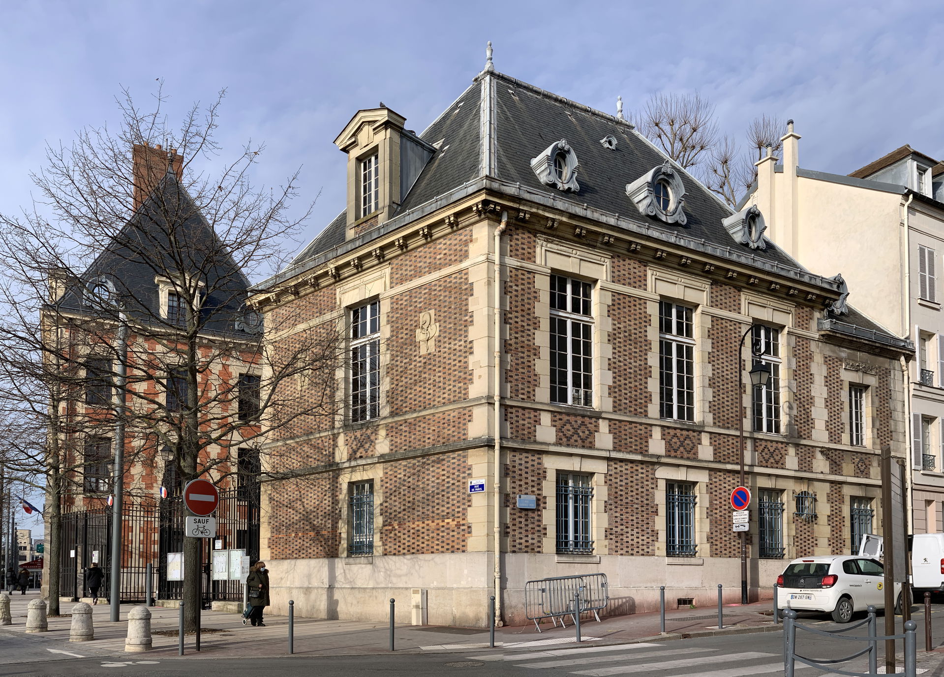 Courthouse of Charenton-le-Pont in Val-de-Marne department, Fra…