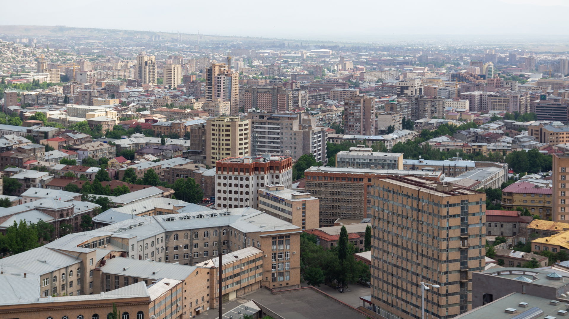 View of Yerevan. Yerevan, Armenia.