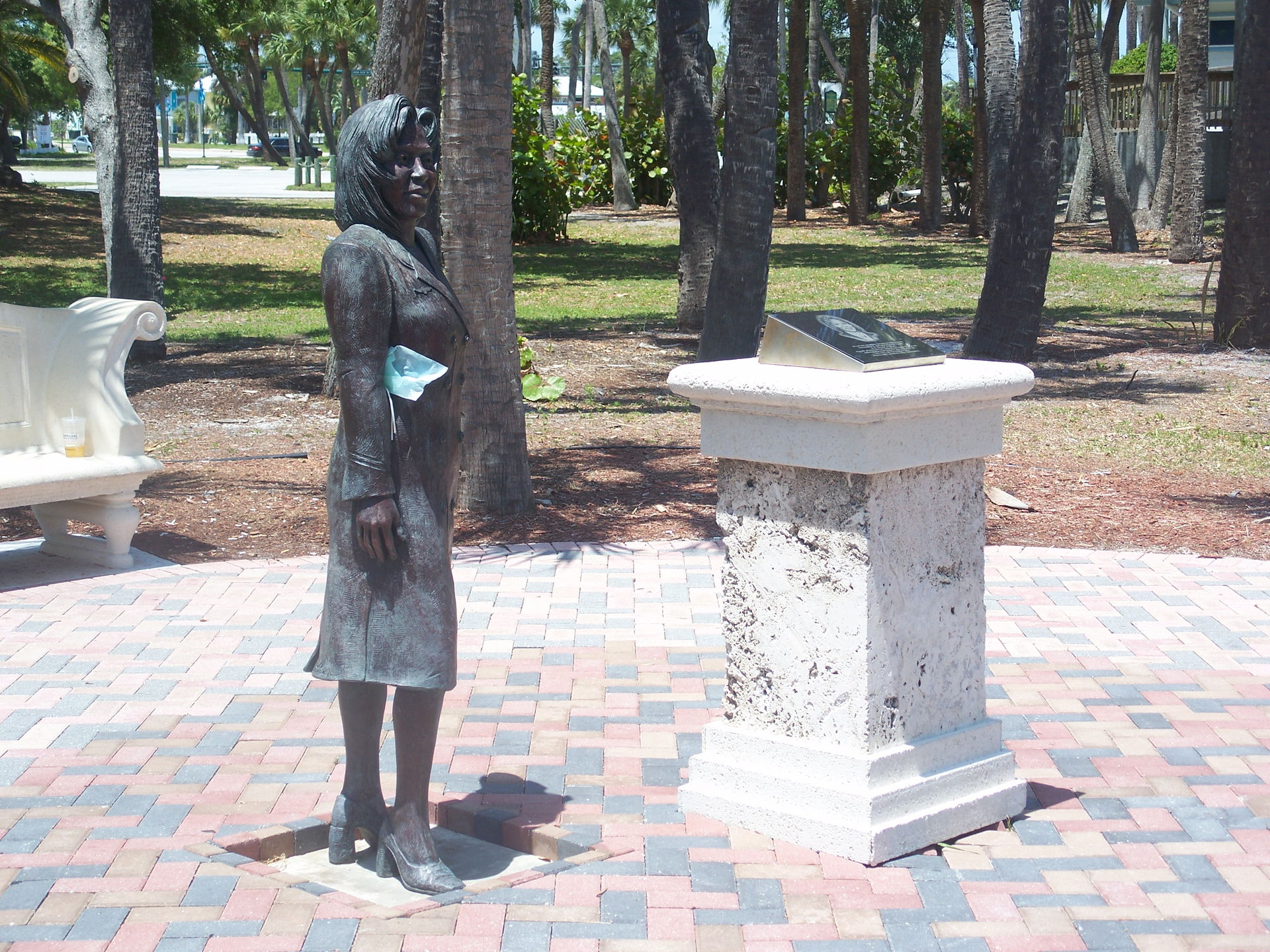 Fort Pierce, Florida: CeeCee Ross-Lyles monument. She was one o…