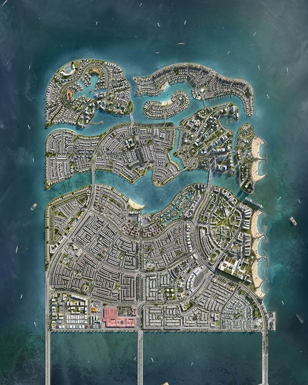 The Master Plan of Diyar Al Muharraq Real Estate Development Pr…