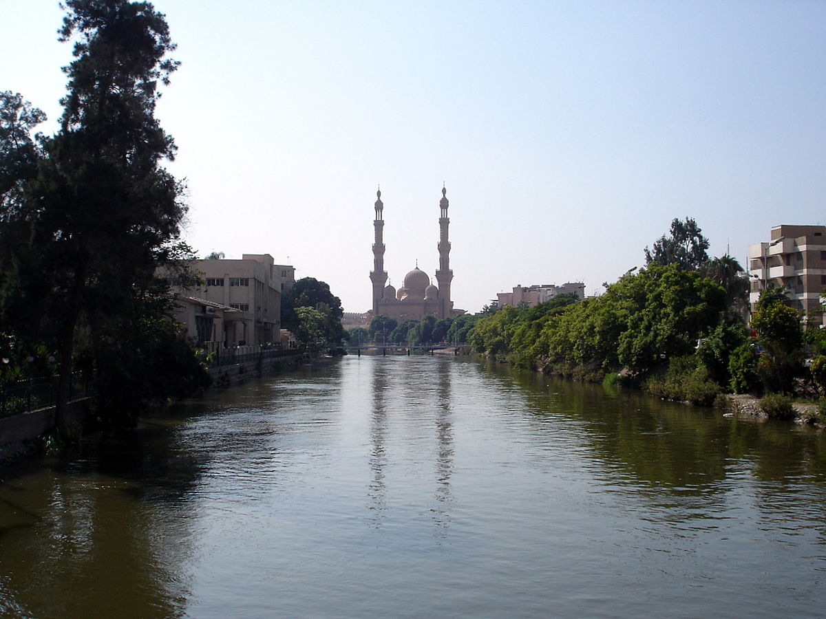 Picture of Mosque in Zagazig, taken from the Bridge near Marina…
