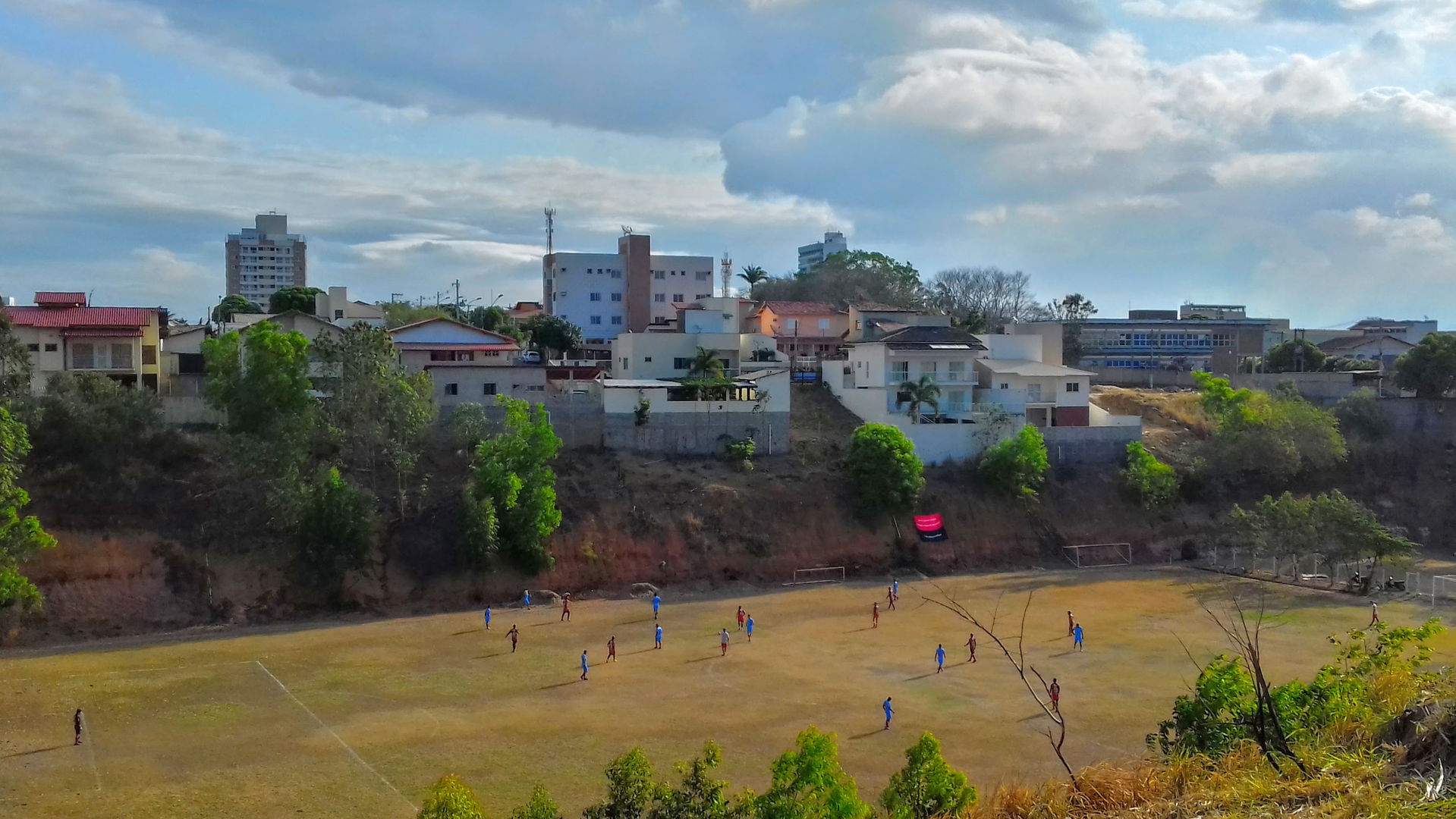 Campo da região central da cidade