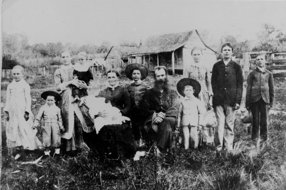 Vogler family photographed on their property near Boonah, Queen…