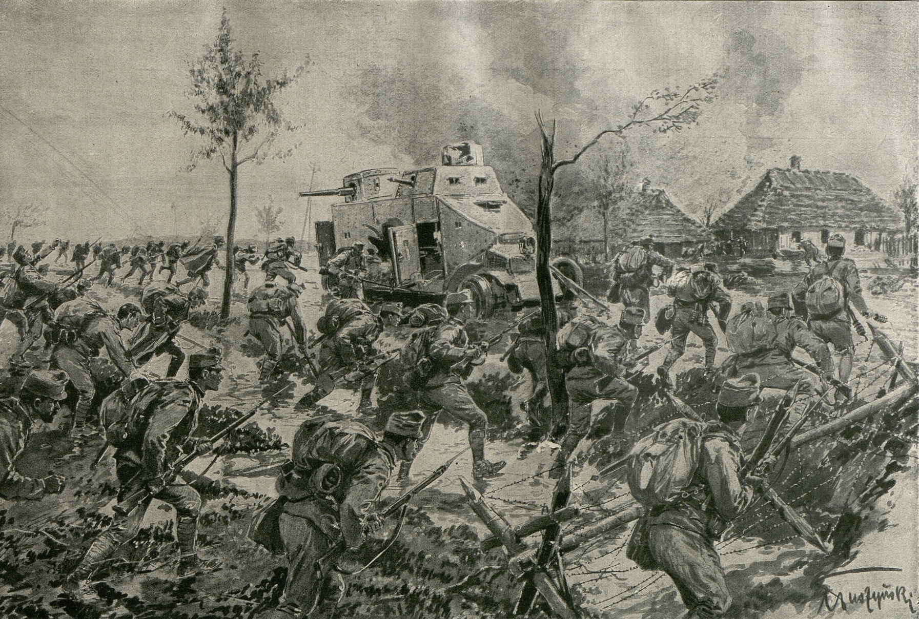 From the fighting of the Russian offensive in the Buchach area,…