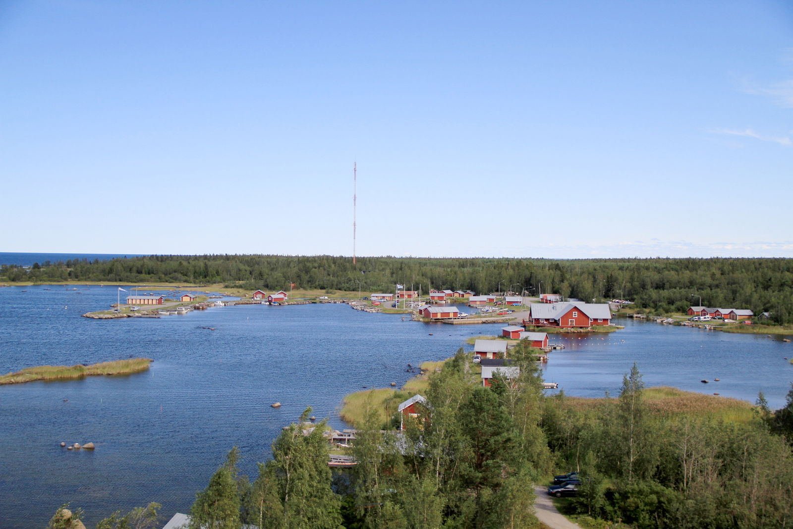Svedjehamn from Saltkaret observation tower in Björköby, Korsho…