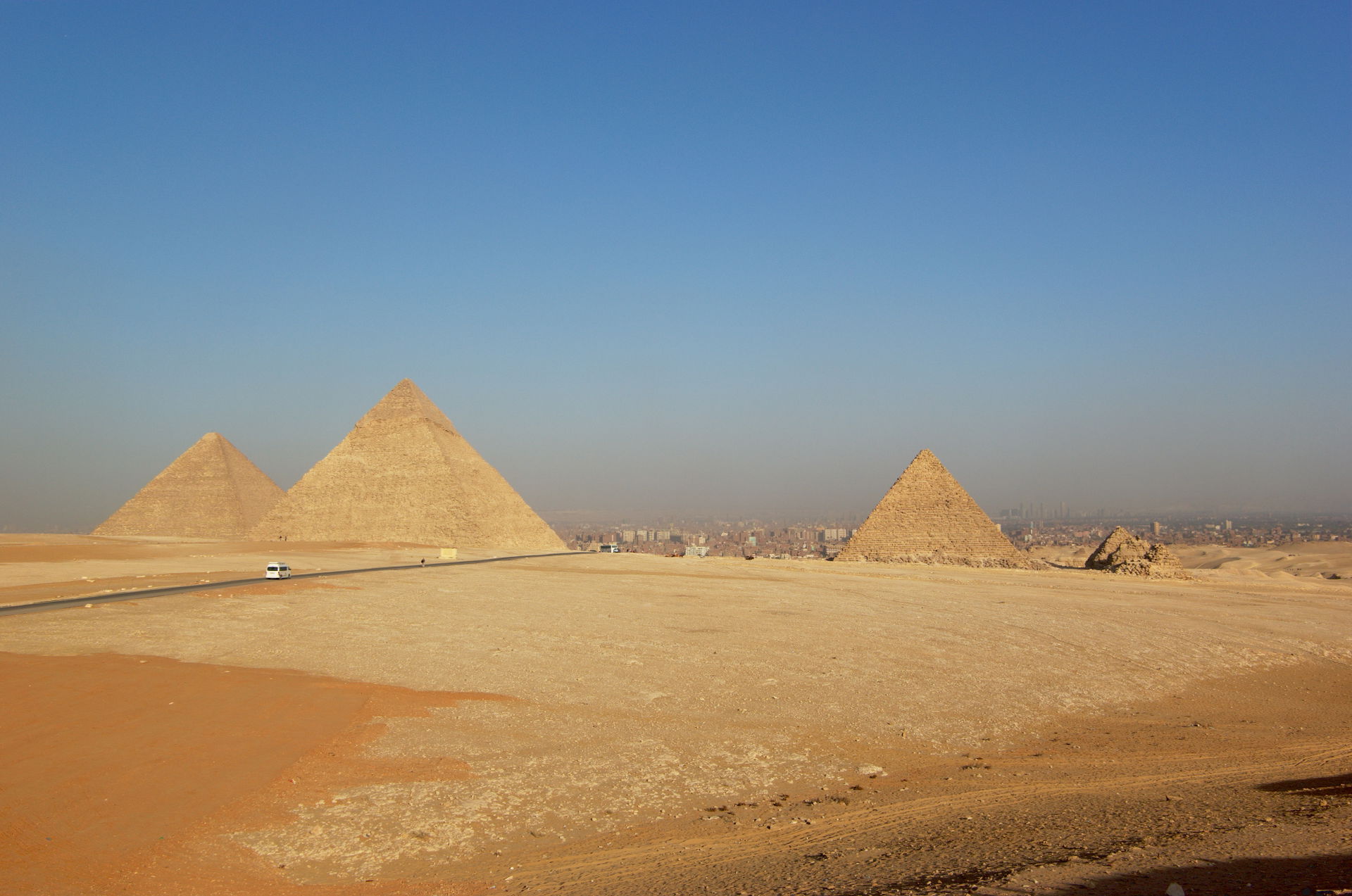Gizeh, Cheops, Chepren und Mykerinos Pyramide