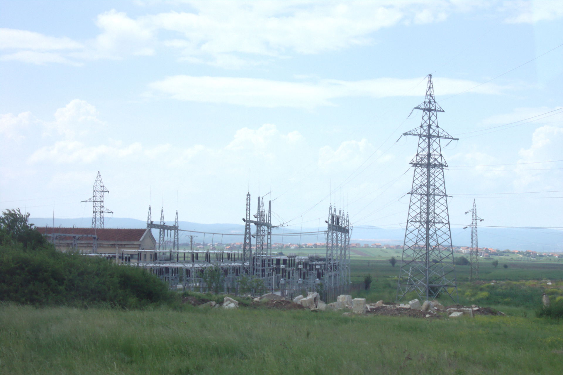 A power changing station in Lipjan