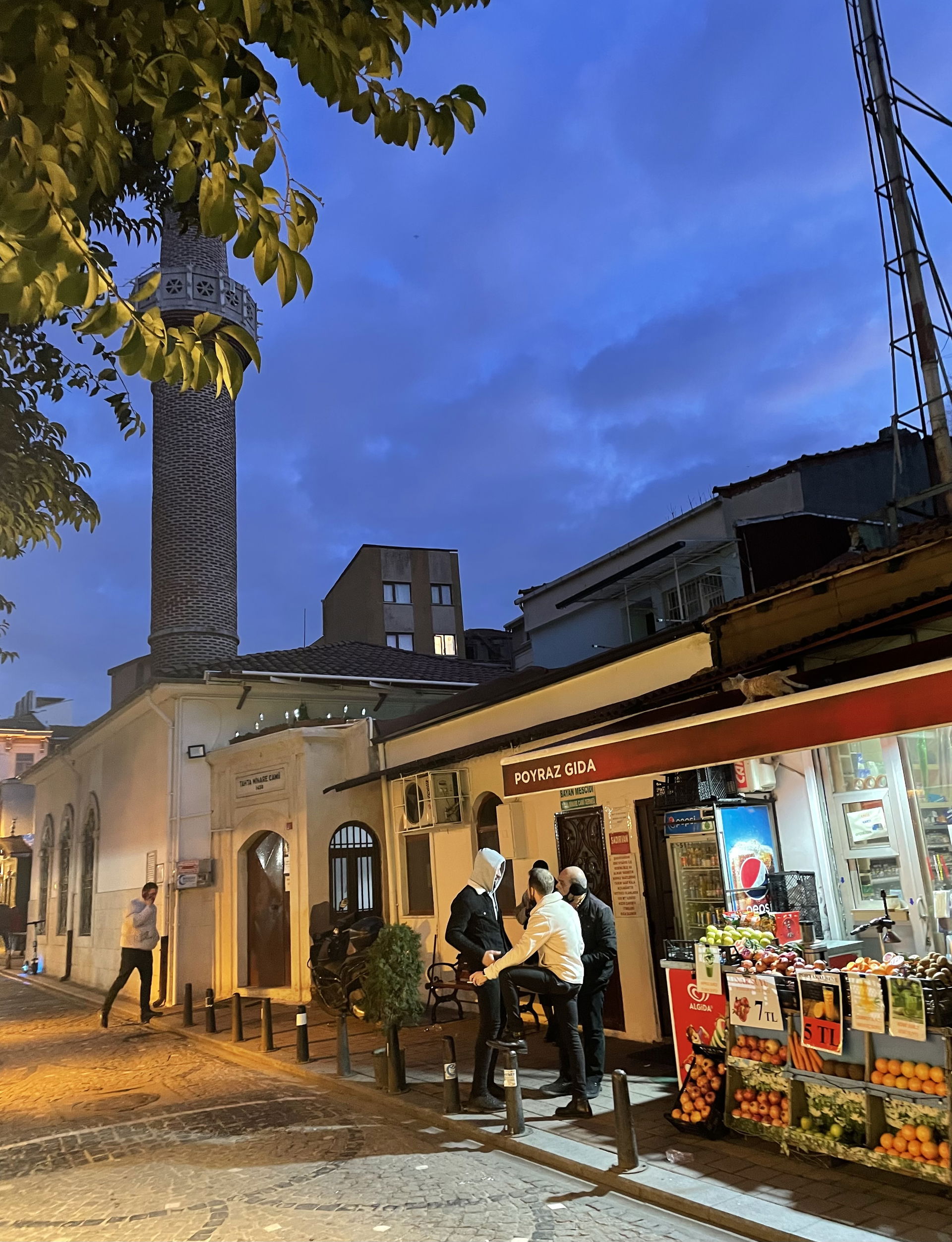 Tahta Minare mosque in Balat, Istanbul