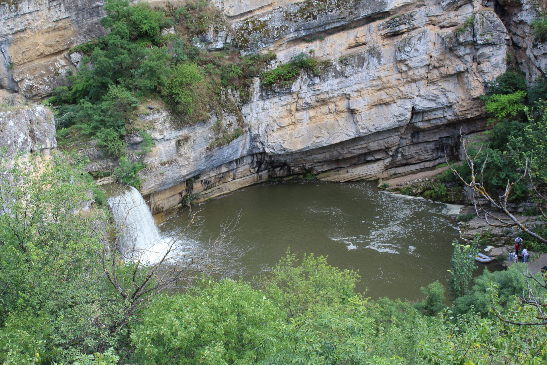 Mirusha waterfall from above