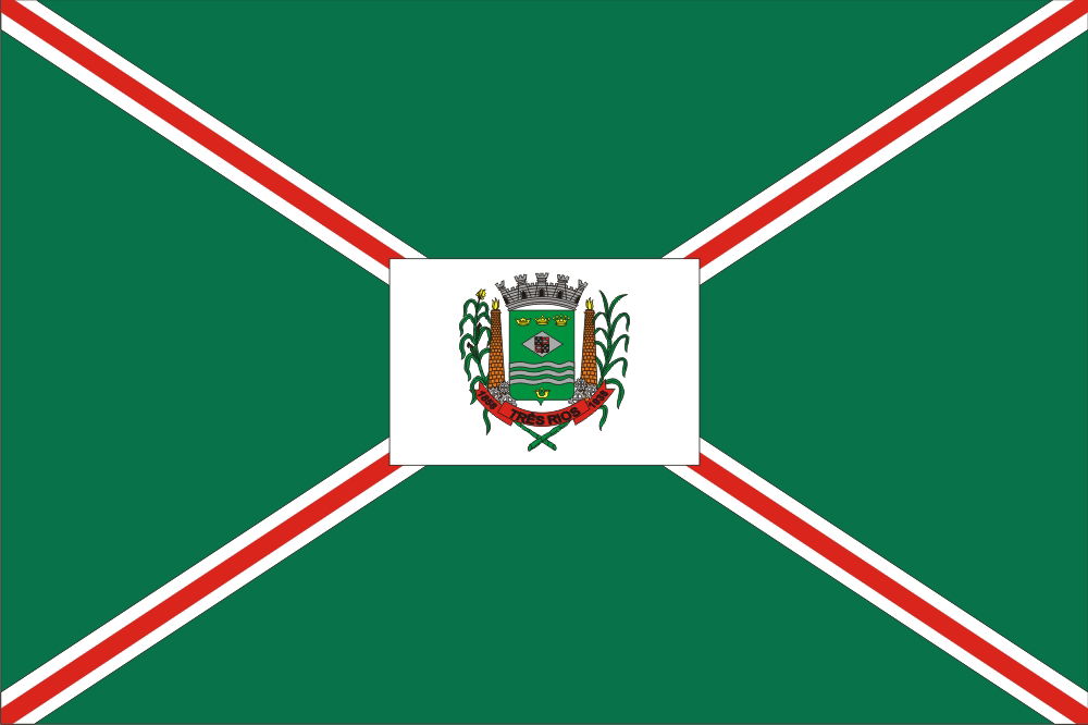 Três Rios municipalty flag