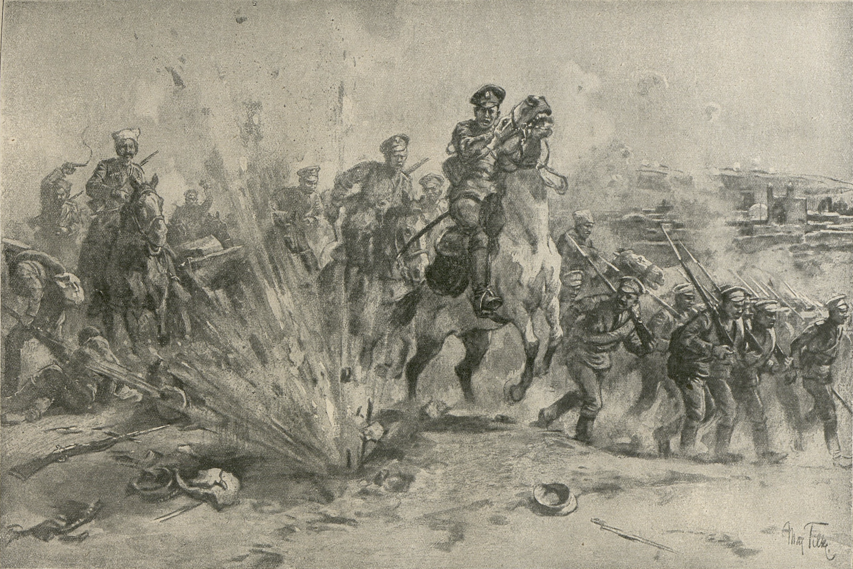 Russians, driven out by the Turks, evacuate the Persian city of…
