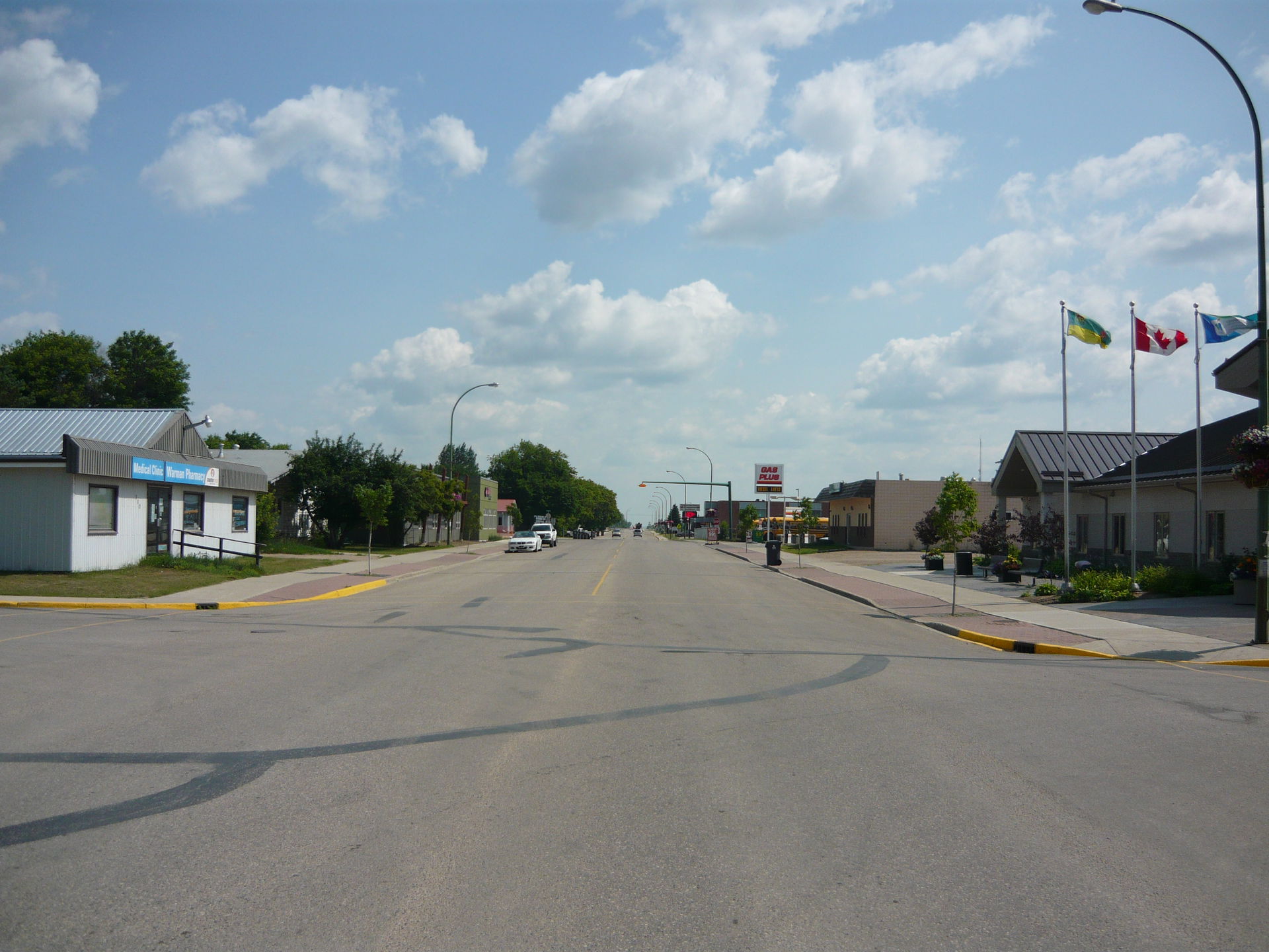 Looking eastward on Central Street (from intersection of Centra…