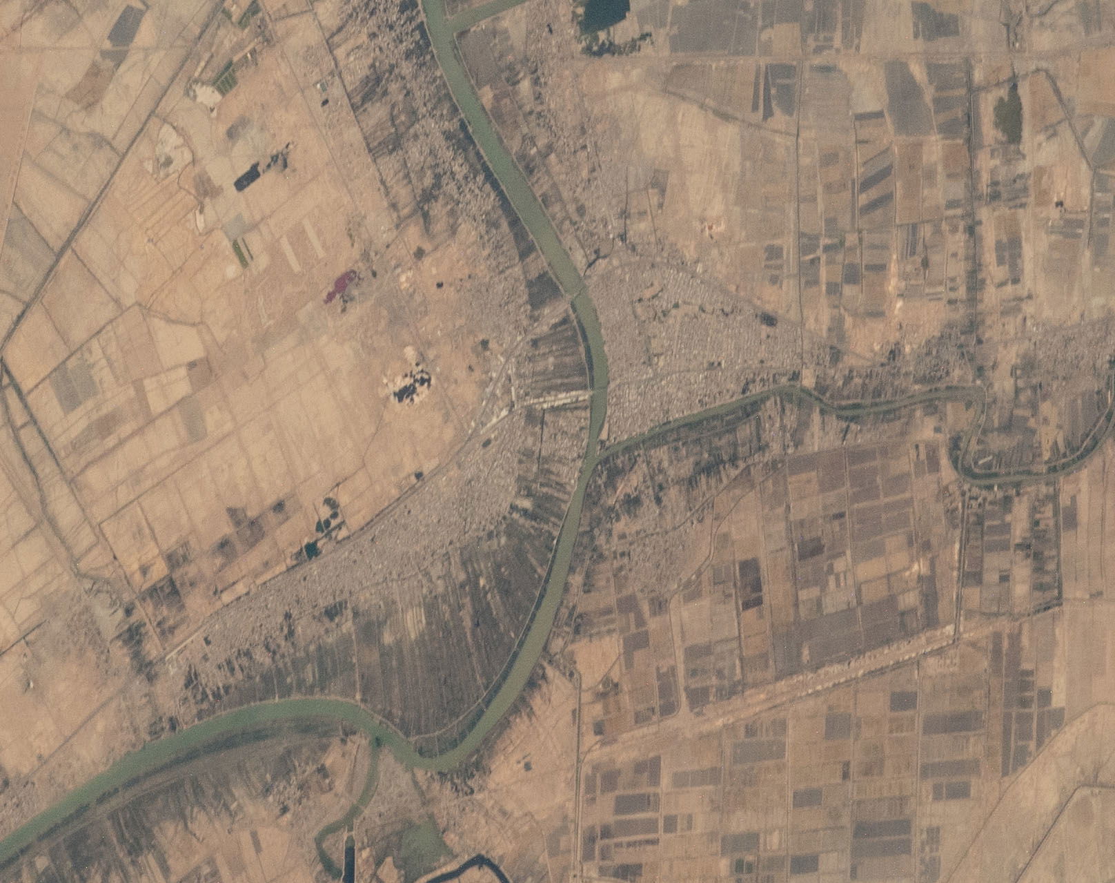 View of Earth taken during ISS Expedition 67. Shatt al-Arab, A…
