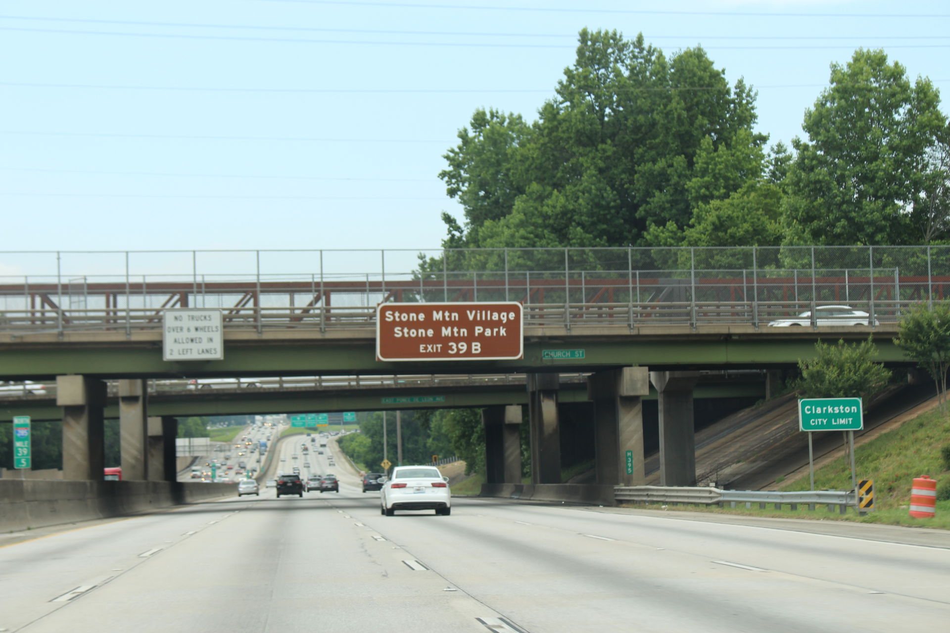 Georgia I285nb Clarkston city limit, Clarkston, DeKalb County, …