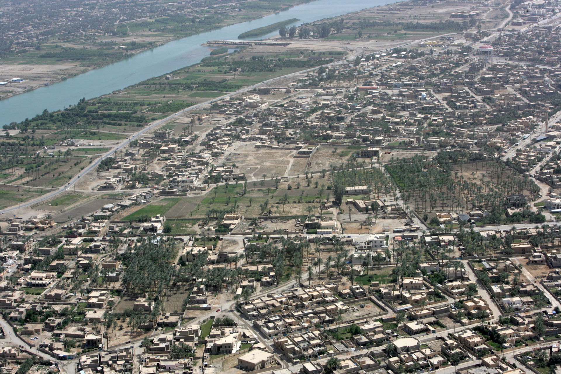 Shown here April 23, 2008, is an aerial view of the Euphrates R…