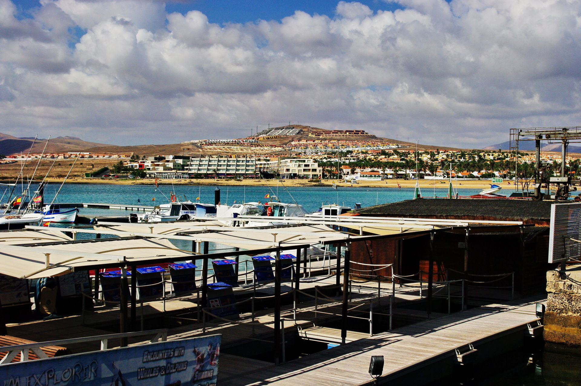 Caleta de Fuste vom Hafen gesehen