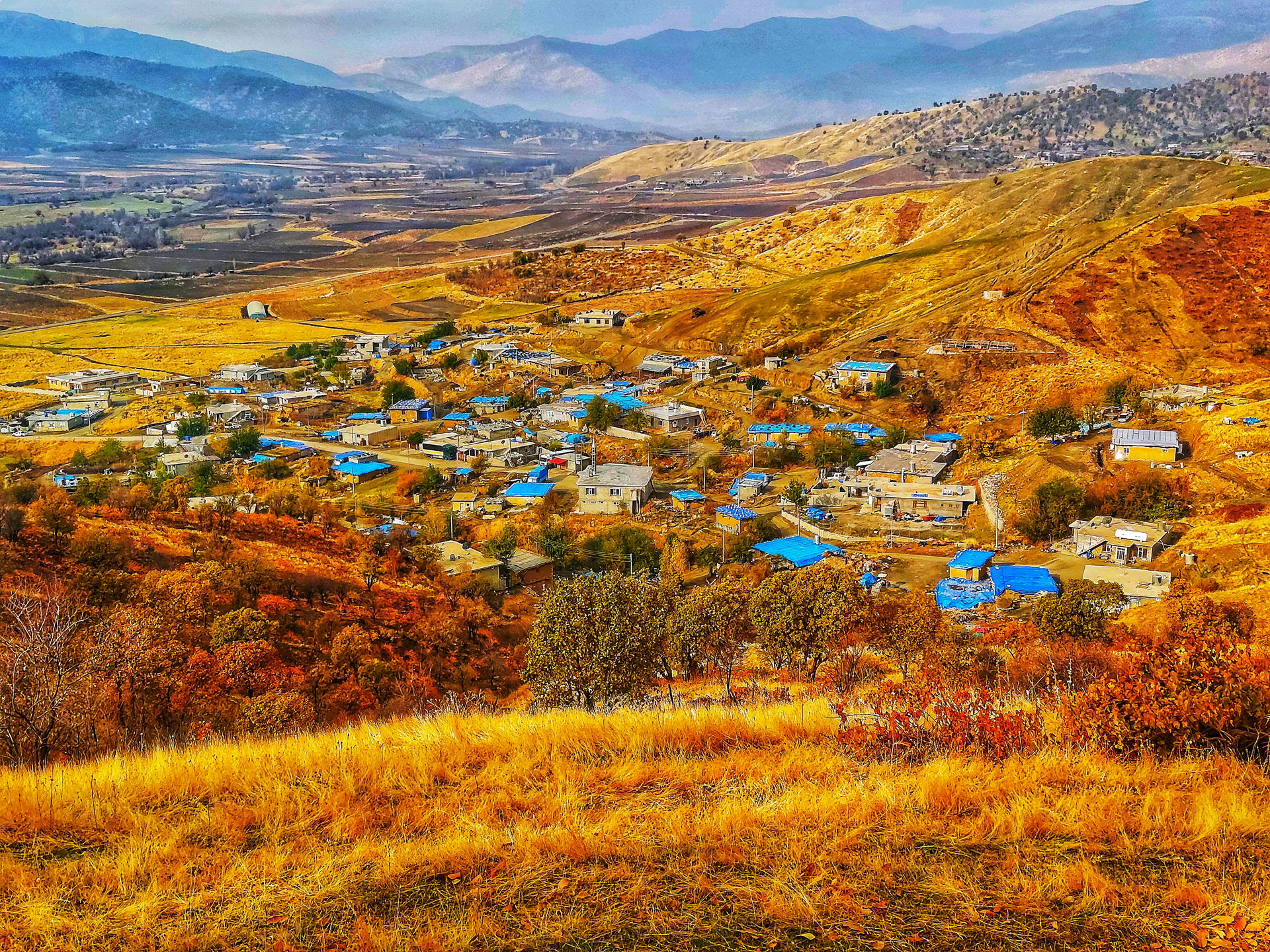 Tatan village in Garmk district-Penjwen district Kurdistan-Iraq