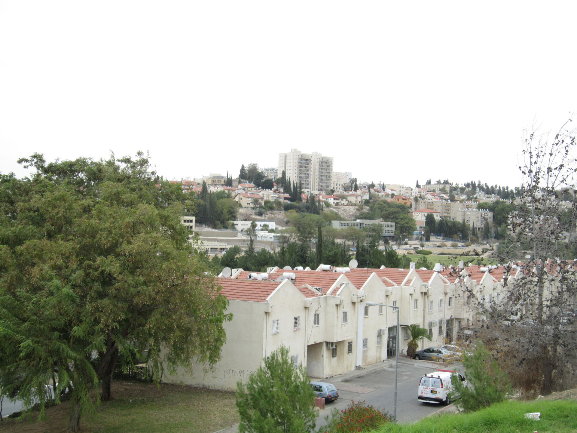 תמונת נוף משכונת גבעת שרת כלפי בית שמש