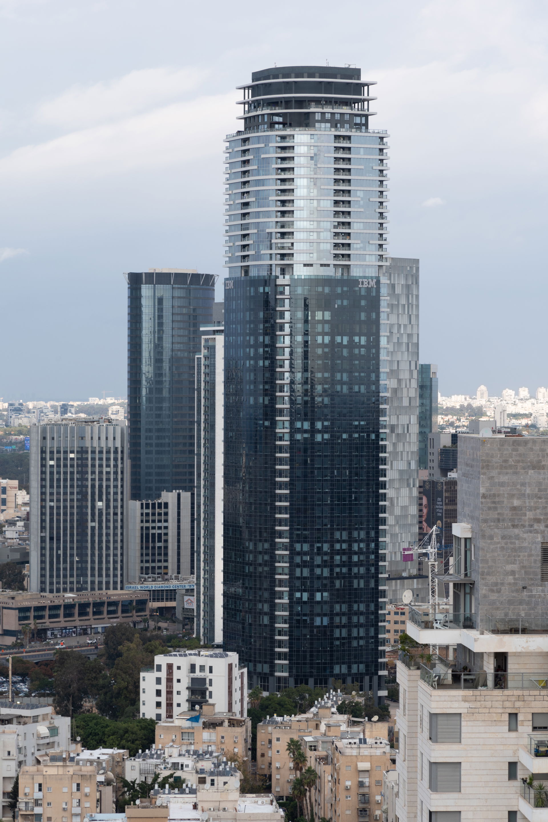 Shahar Tower, Giv'atayim, Israel, as seen from ToHa Tower 1