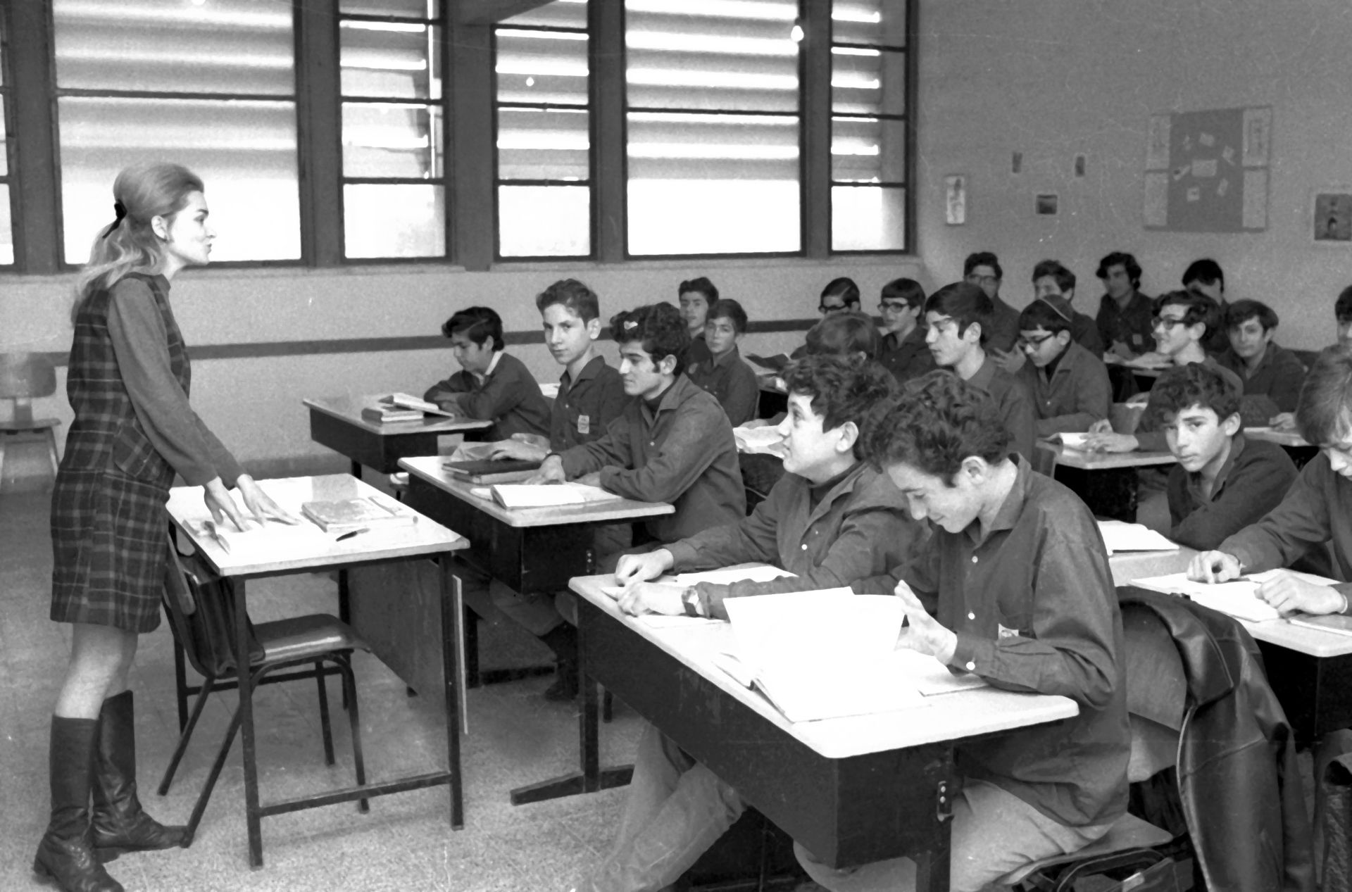 Professional school in Petah Tikva the Amal school.Photo shows:…