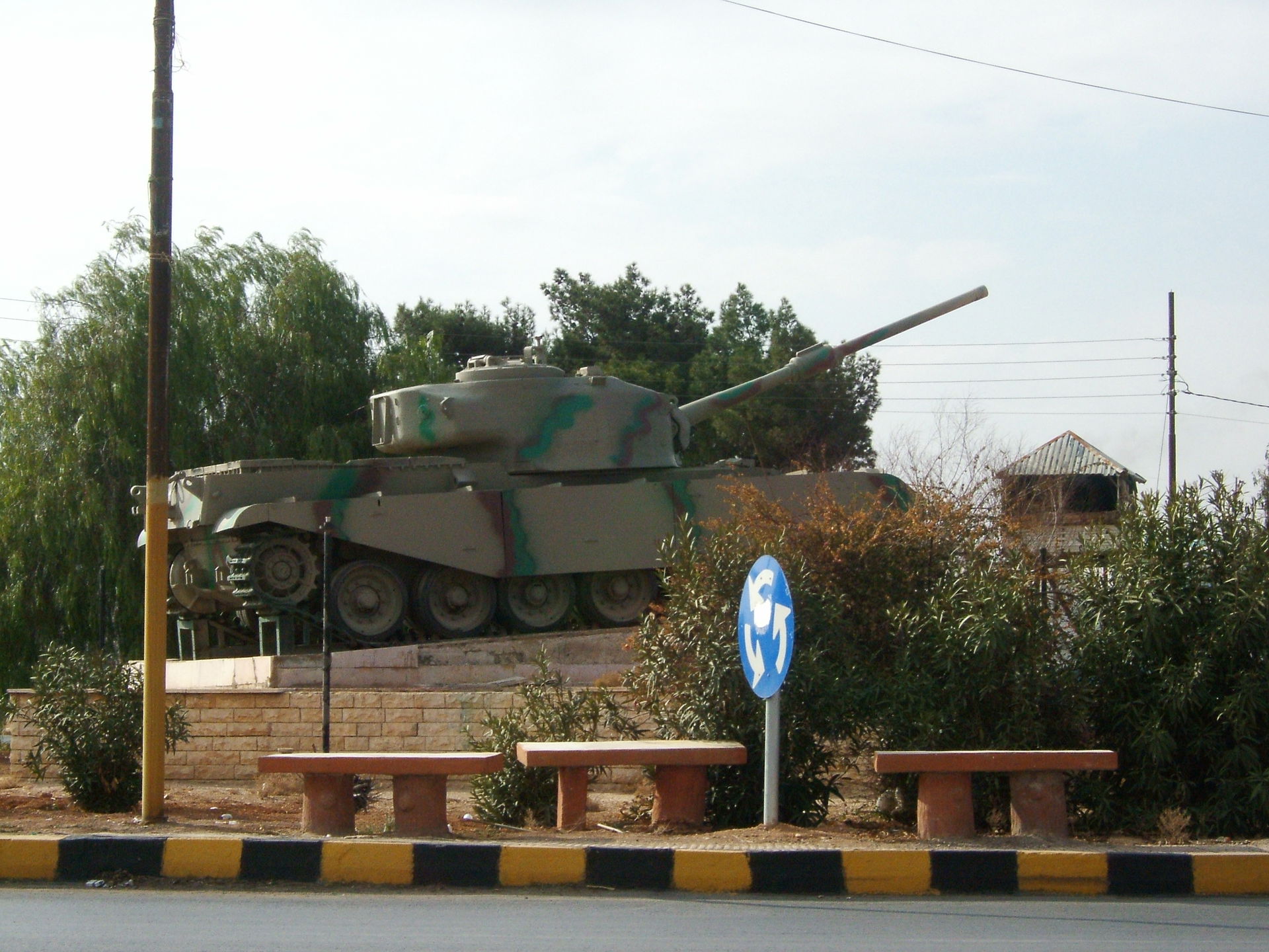 The Tank Circle in Mafraq, Jordan.