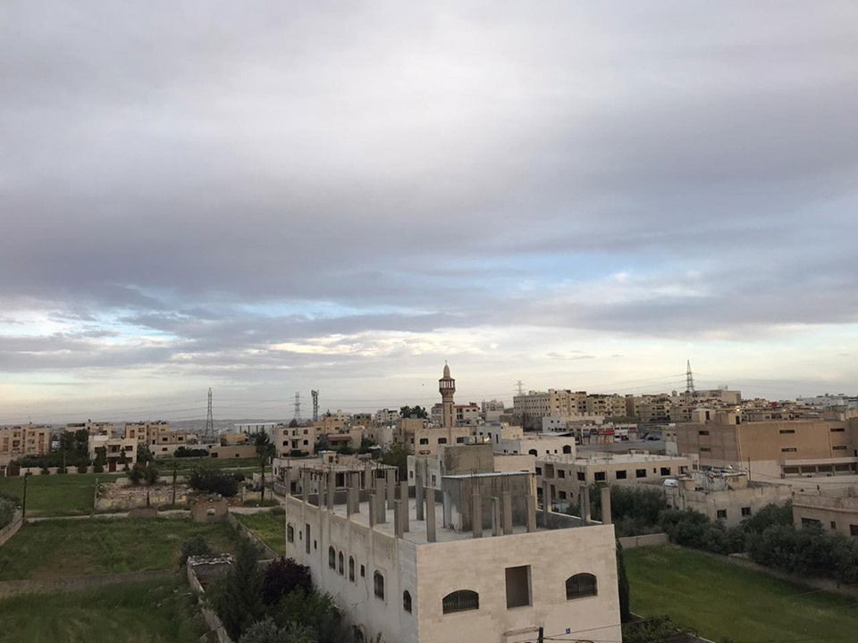 أحد الأحياء السكنية لمنطقة الرجيب في لواء القويسمة عمان- الأردن
