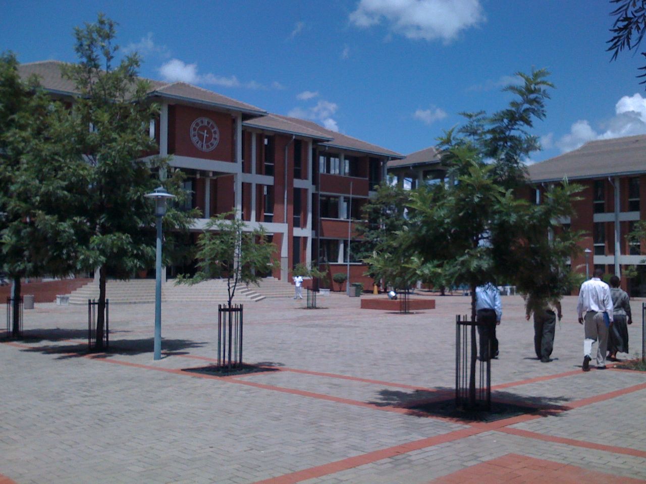 The main square in Francistown - Botswana