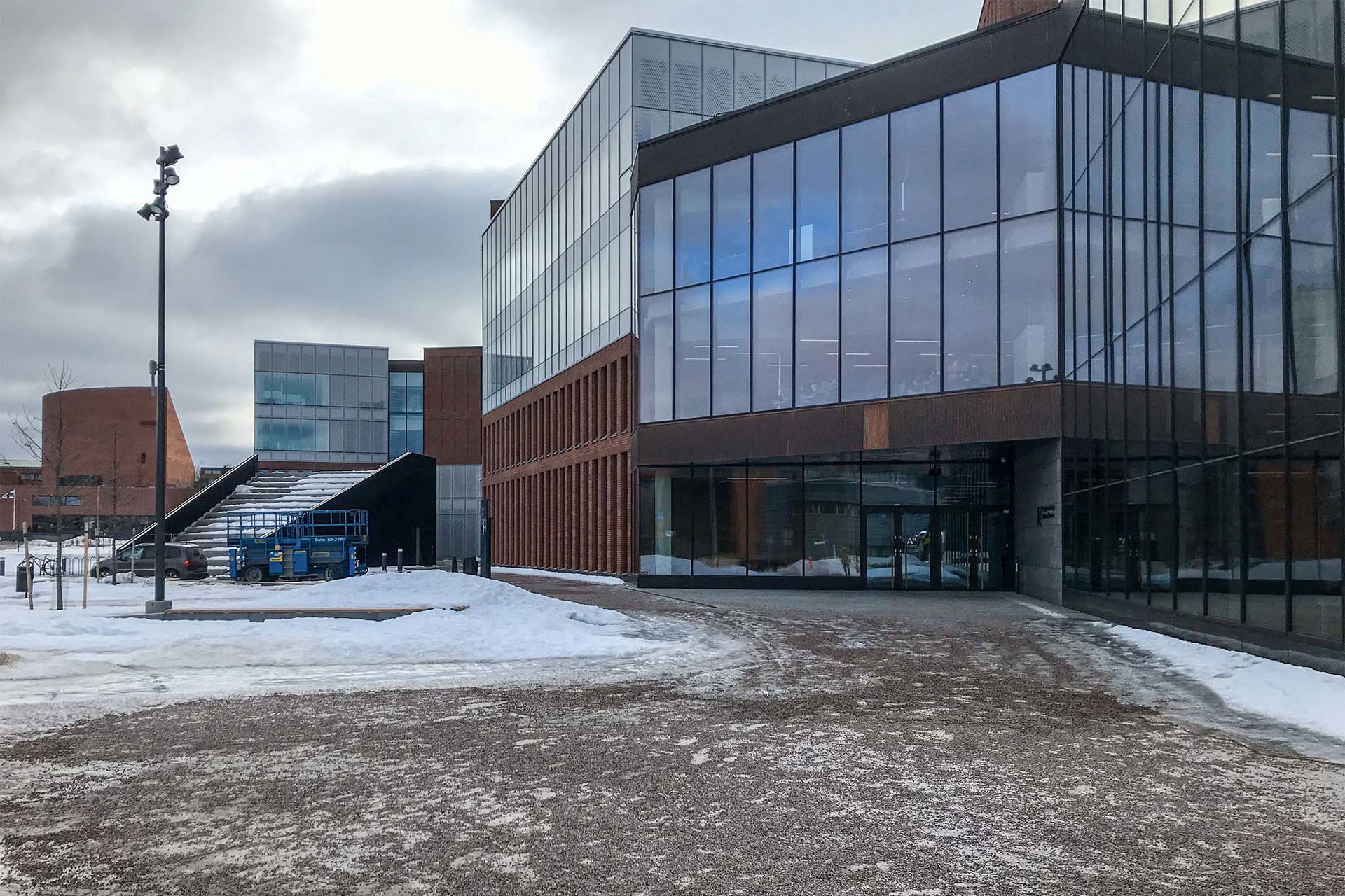 Aalto University School of Business entrance at Otaniemi campus
