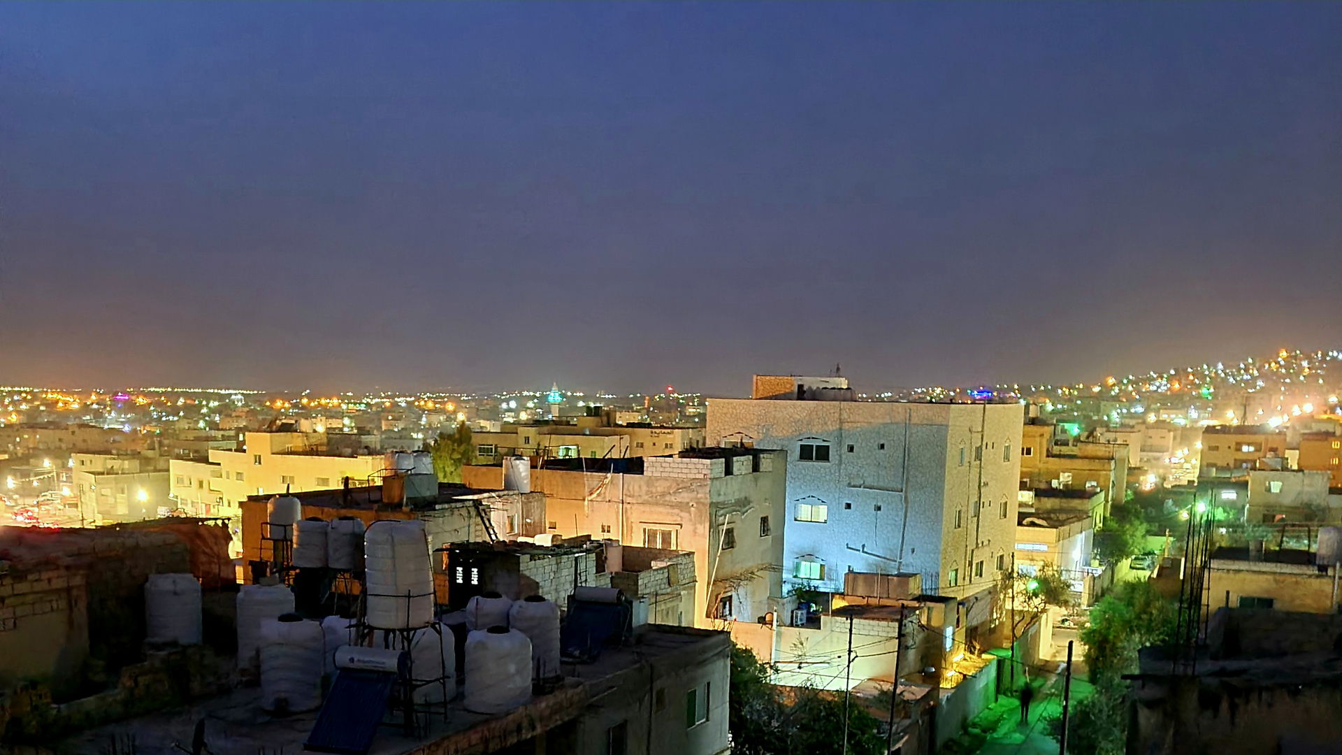 This picture of Irbid during the night, 2021-03-21, illustrates…
