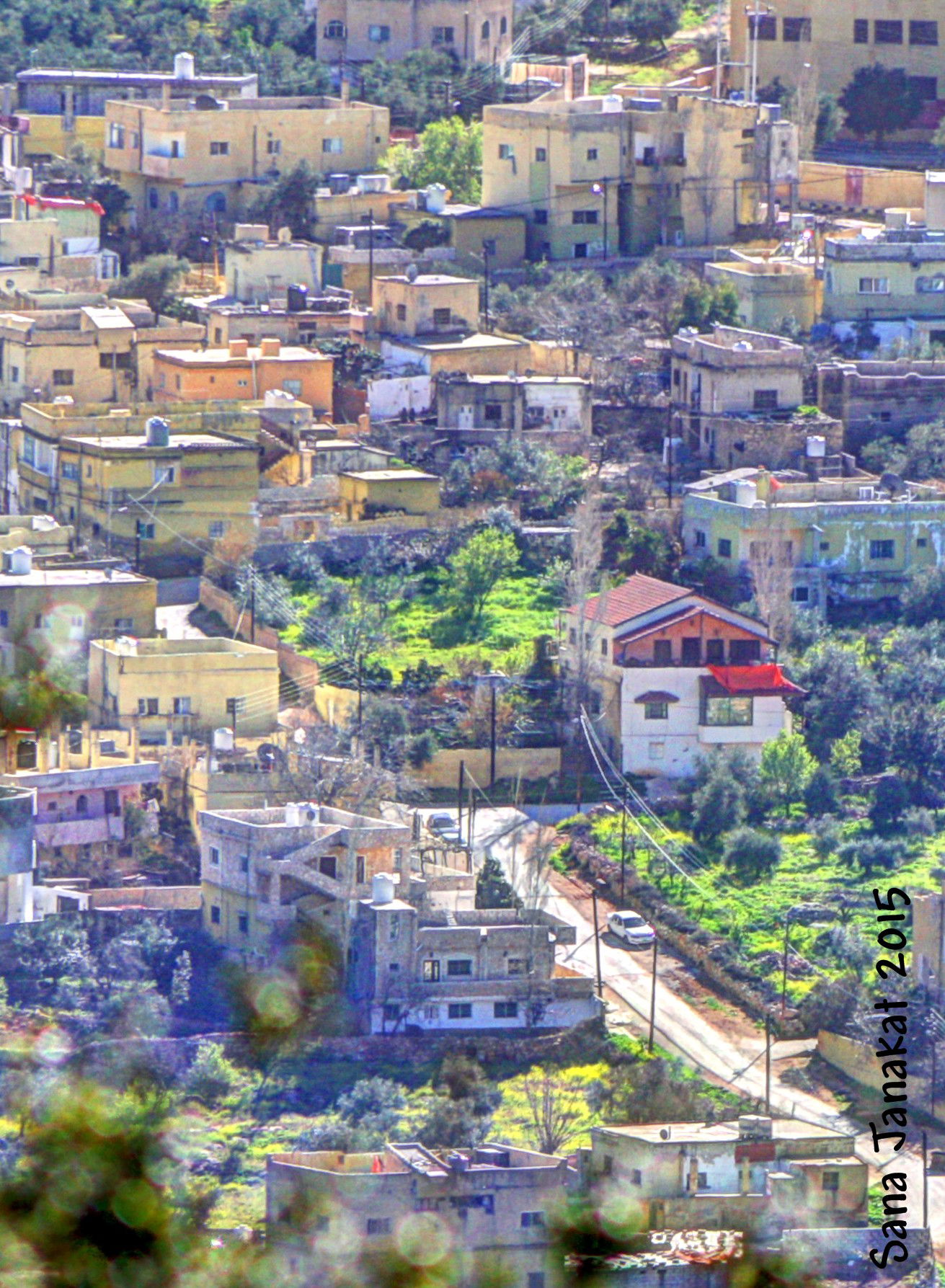 A view of Irjan village from Birqish heights
