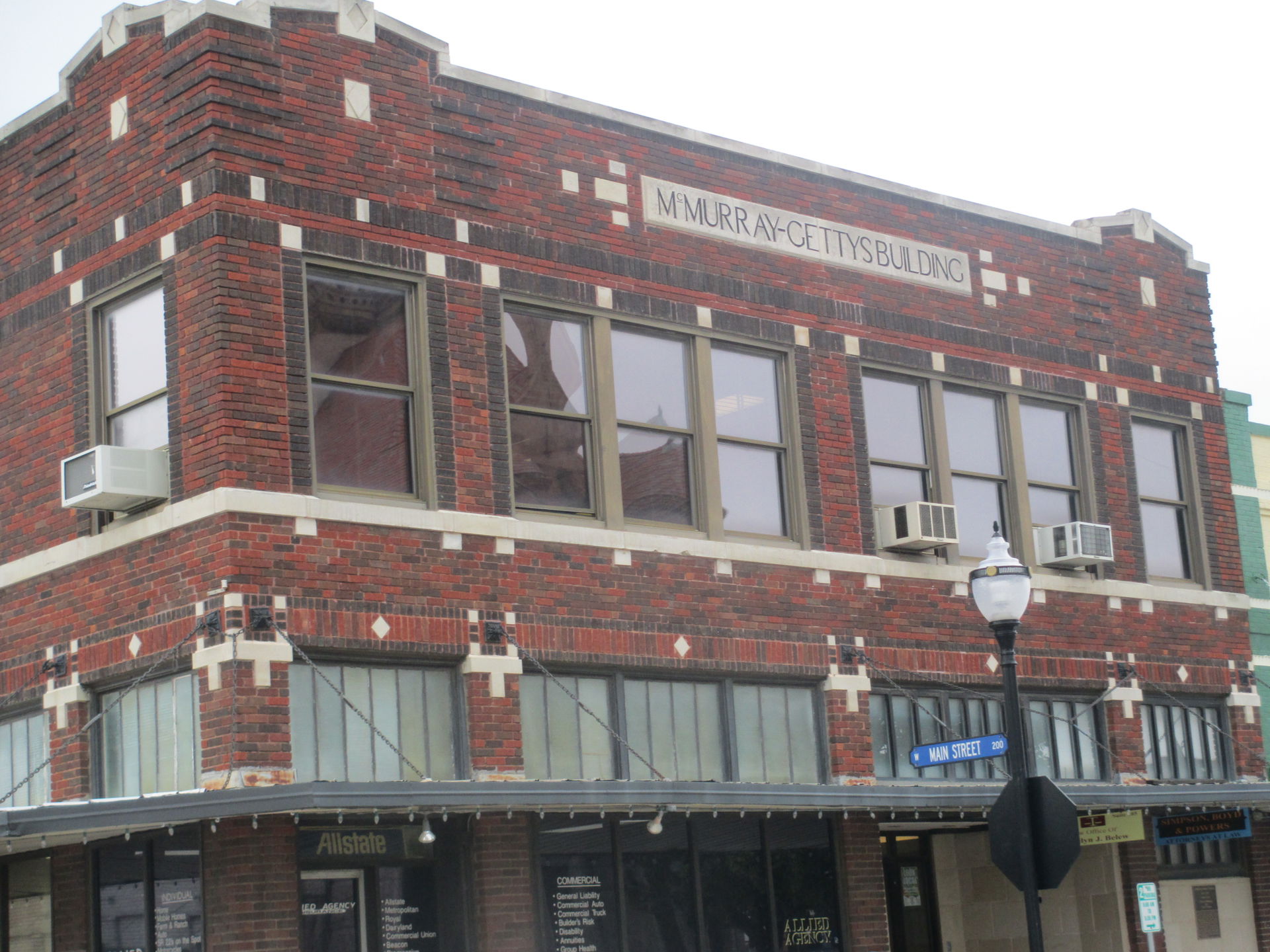 I took photo of McMurray-Gettys Building in Decatur, TX, with C…
