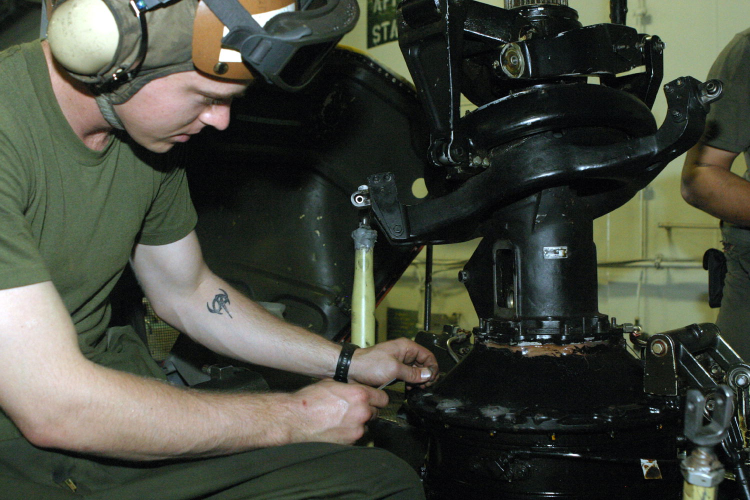 ABOARD THE USS PELELIU (March 3, 2006) - Cpl. Zachary T. Reed, …