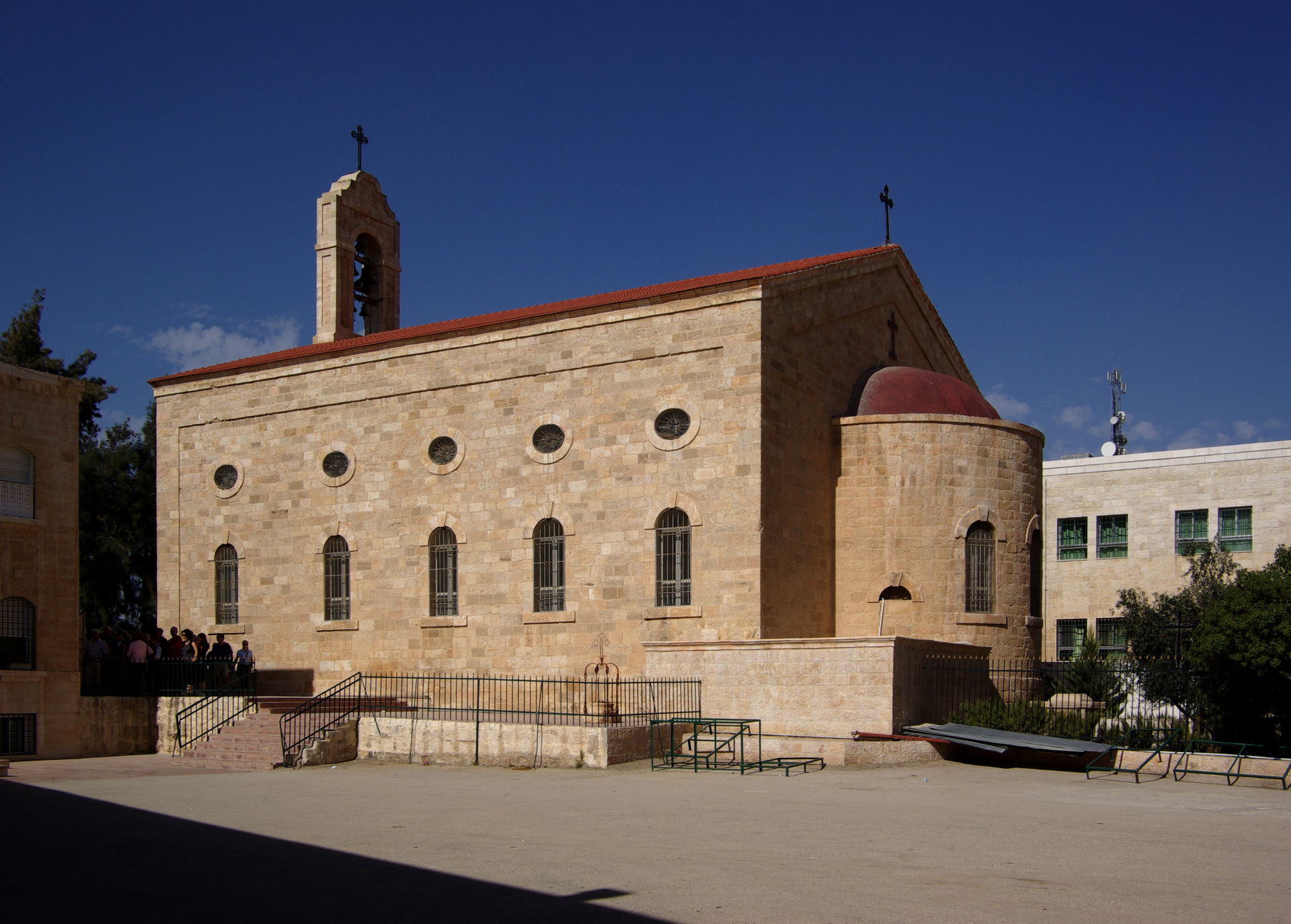 Madaba, St. Georg church, which contains the famous mosaic floor