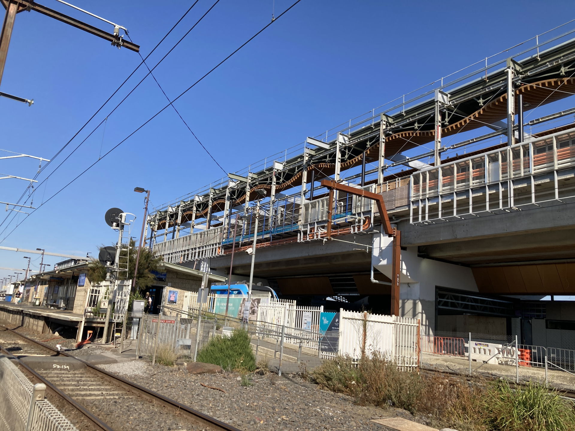 Existing Pakenham Station and its future replacement