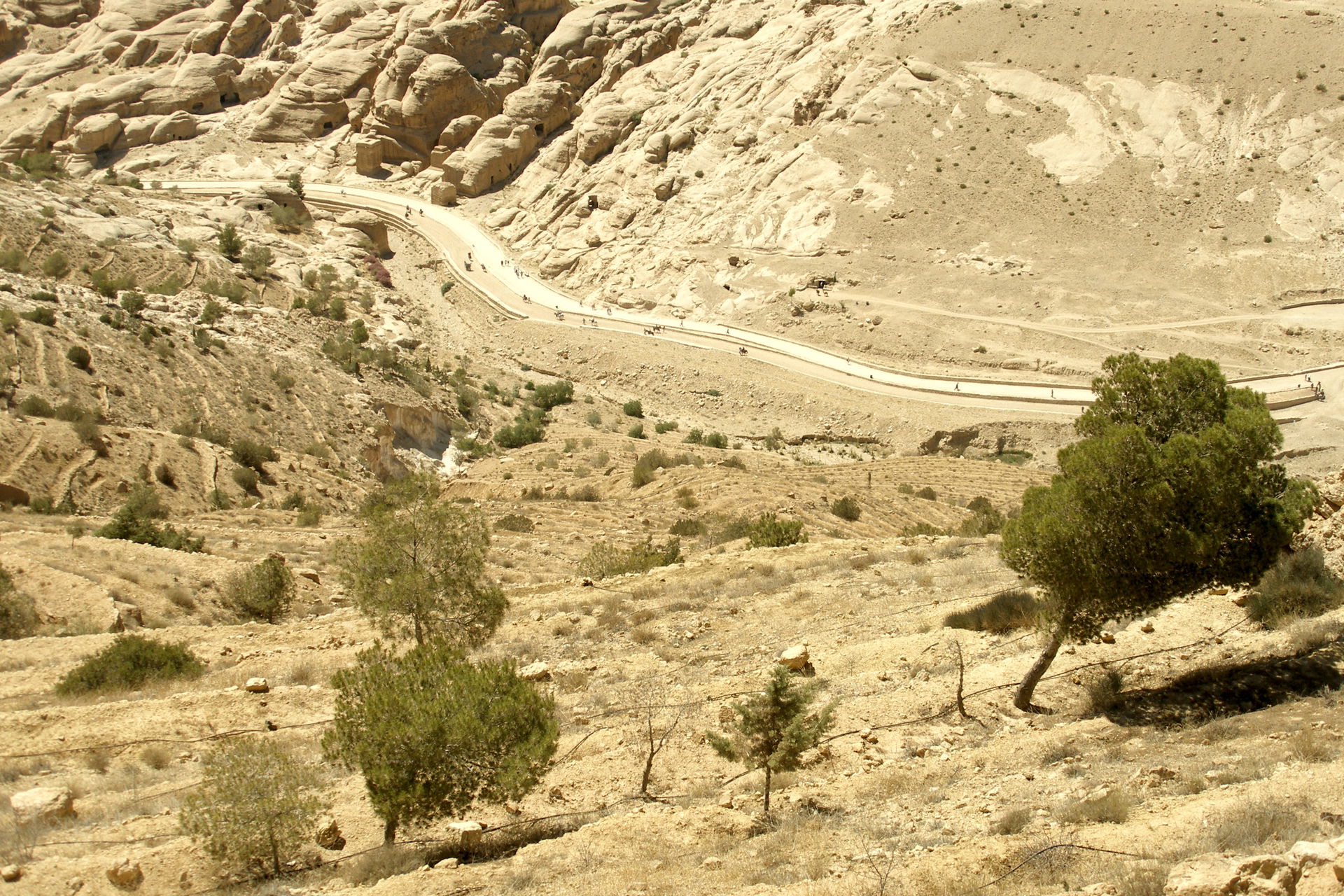 Valley of Moses (Wadi Musa), Petra, Jordan.