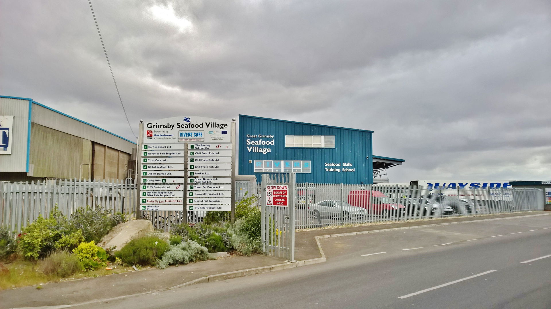 Entrance to Great Grimsby Seafood Village